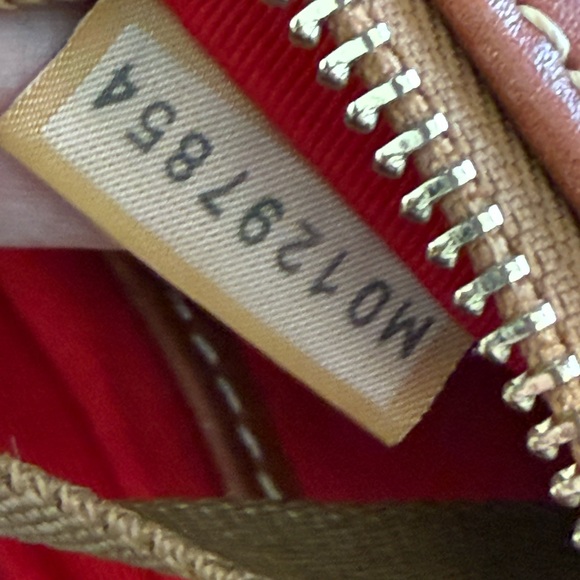 Dooney & Bourke Handbag, Pebble Grain Paige Sac Shoulder Bag - Plum - Picture 10 of 13